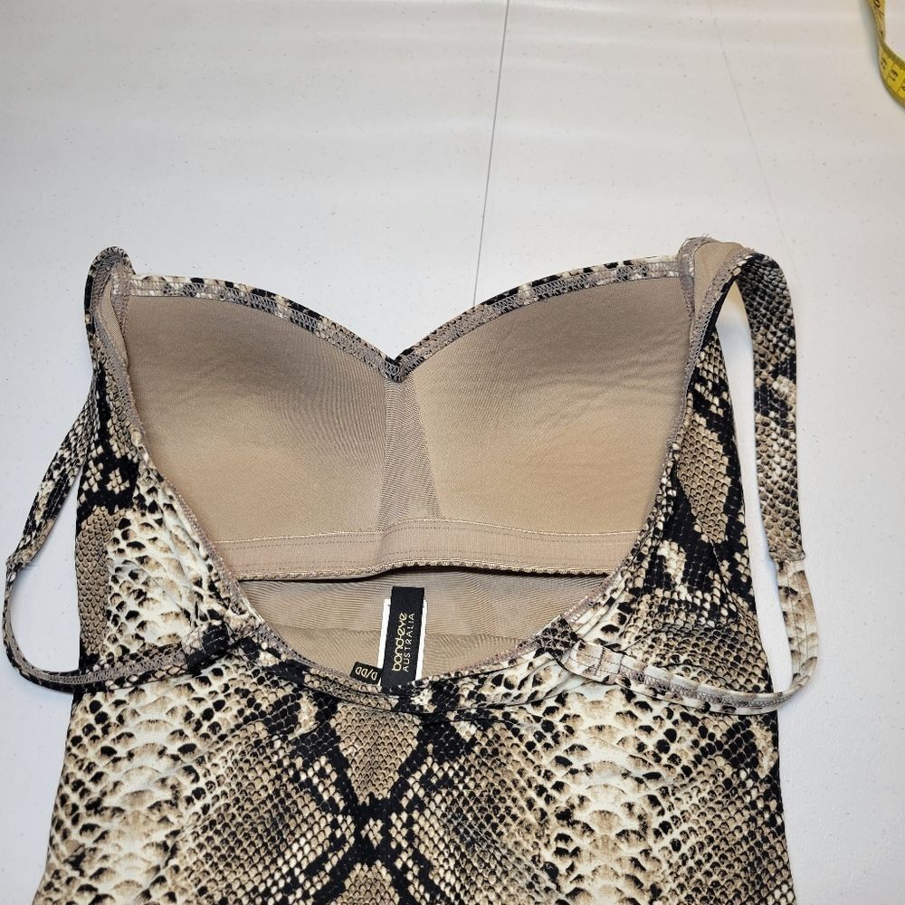 Bond Eye Nip Tuck Snakeskin Snake Print One Piece… - image 7